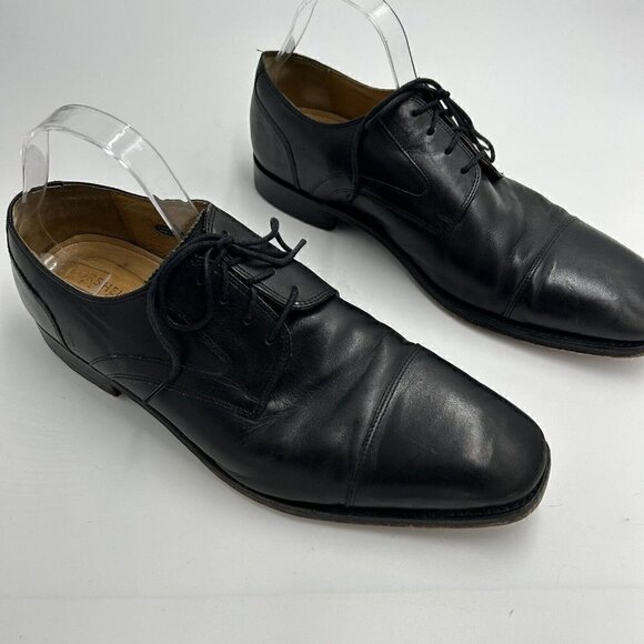 Florsheim Imperial Shoes Sz 12D Black Oxford Goodyear Welt Laced 12083 main image 8